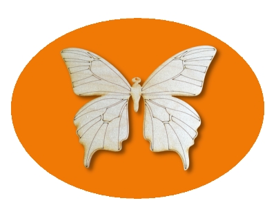 dřevěné výřezy a předlohy - motýlek
