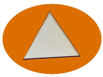 dřevěné předlohy a výřezy - trojúhelník 2