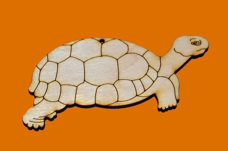 dřevěné předlohy, výřezy - želvička