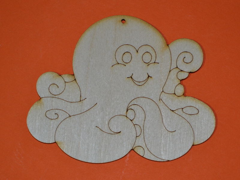 dřevěné předlohy a výřezy - chobotnička