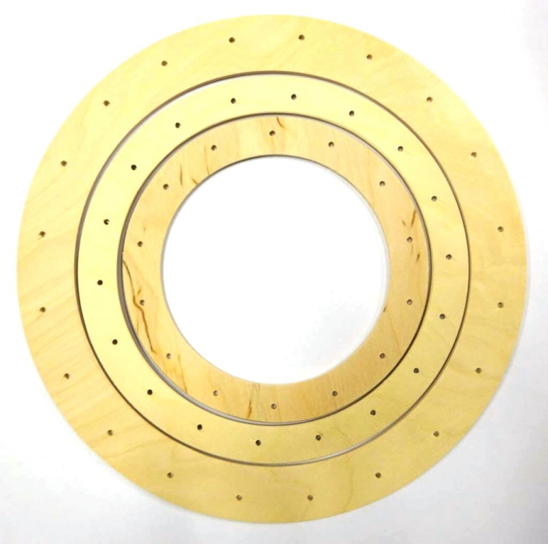 dřevěné předlohy, výřezy - kruhy na lapače 10 cm