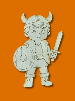 dřevěný výřez - Viking 