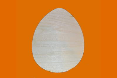 dřevěné předlohy, výřezy - vajíčko slepé