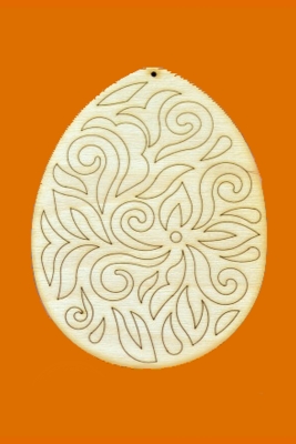 dřevěné výřezy a předlohy - vajíčko ornament 1d gravír