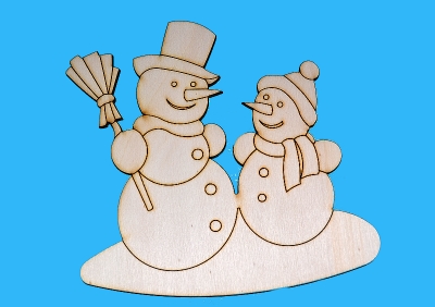 Kreativní dílnička Dva sněhuláci