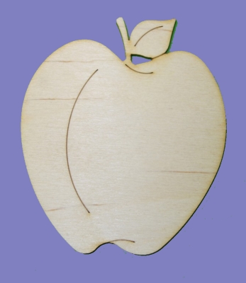 dřevěné výřezy a předlohy - jablko