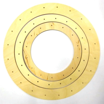 dřevěné předlohy, výřezy - kruhy na lapače 15