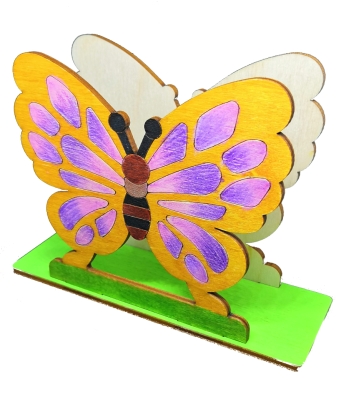 Kreativní sada k dotvoření - motýl stojánek