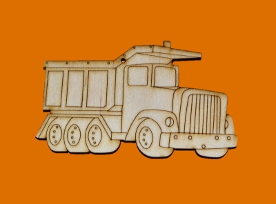  dřevěné předlohy, výřezy - nákladní auto