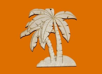 dřevěné předlohy, výřezy - palmy